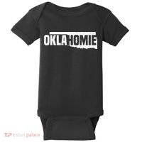 O.K.L.A.H.O.M.I.E Funny Humor O.K.L.A.H.O.M.A State Pride Baby Bodysuit thumb 0