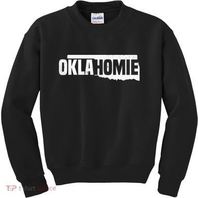 O.K.L.A.H.O.M.I.E Funny Humor O.K.L.A.H.O.M.A State Pride Kids Sweatshirt