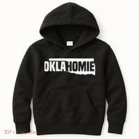 O.K.L.A.H.O.M.I.E Funny Humor O.K.L.A.H.O.M.A State Pride Kids Hoodie thumb 0
