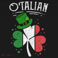 O'talian Funny Italian Irish green St Patrick's Day Hoodie thumb 2