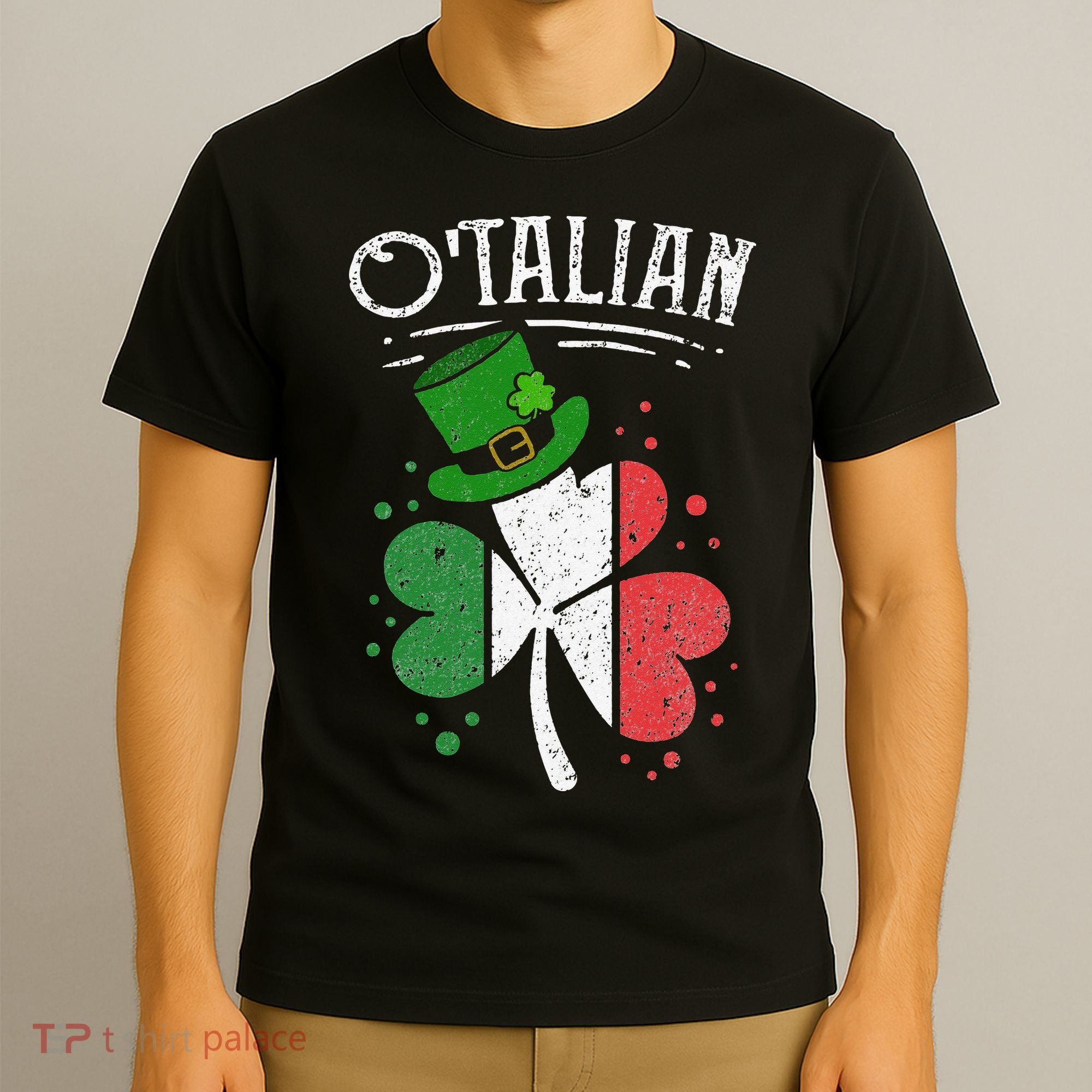 O'talian Funny Italian Irish green St Patrick's Day T-Shirt
