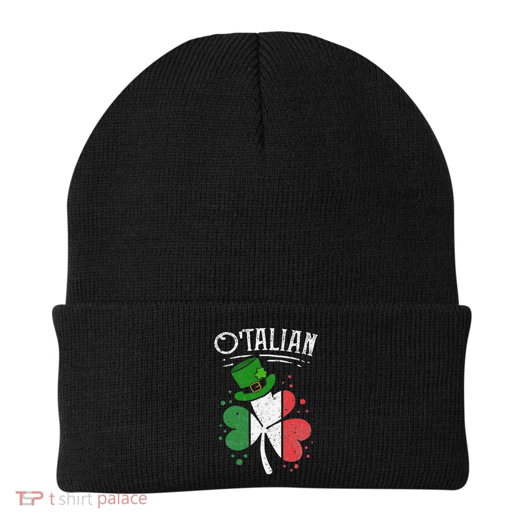 O'talian Funny Italian Irish green St Patrick's Day Beanie