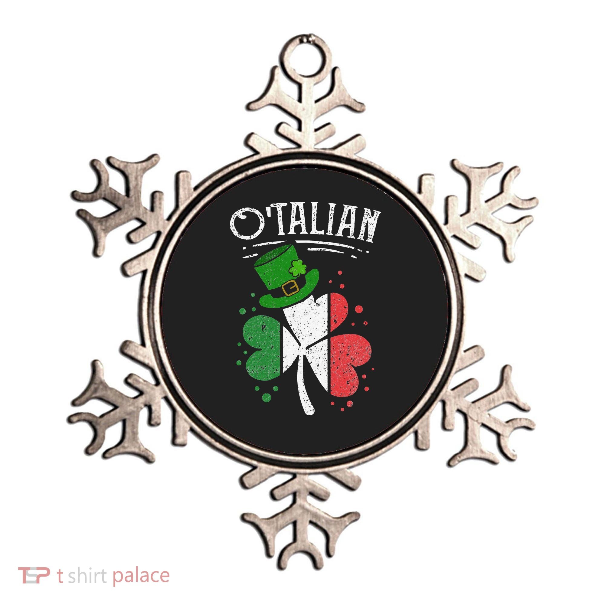 O'talian Funny Italian Irish green St Patrick's Day Ornament