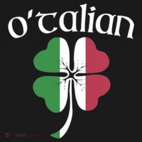 O'talian Funny Italian Irish St Patrick's Day Shamrock Flag Gift Women's Hoodie thumb 2