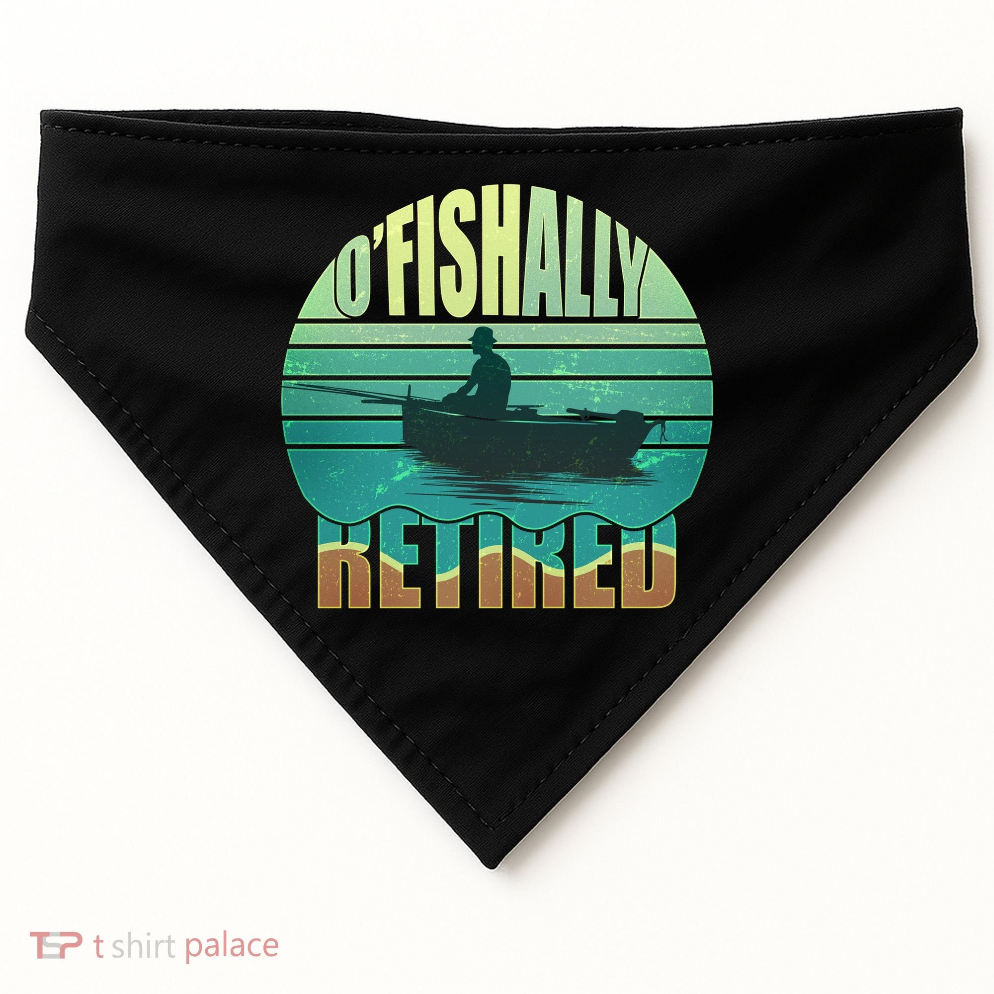 O'fishally Retired USA-Made Doggie Bandana