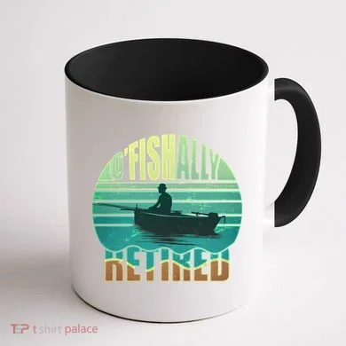 O'fishally Retired Coffee Mug back