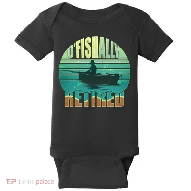 O'fishally Retired Baby Bodysuit