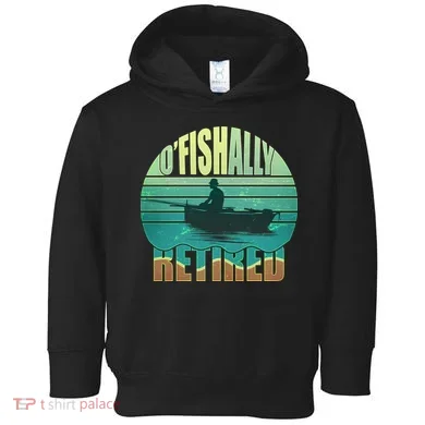 O'fishally Retired Toddler Hoodie