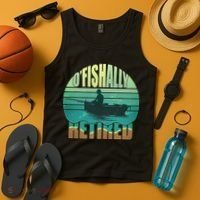 O'fishally Retired Tank Top thumb 4