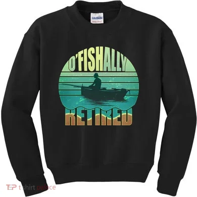 O'fishally Retired Kids Sweatshirt