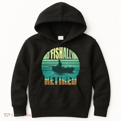 O'fishally Retired Kids Hoodie