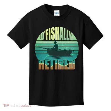 O'fishally Retired Kids T-Shirt