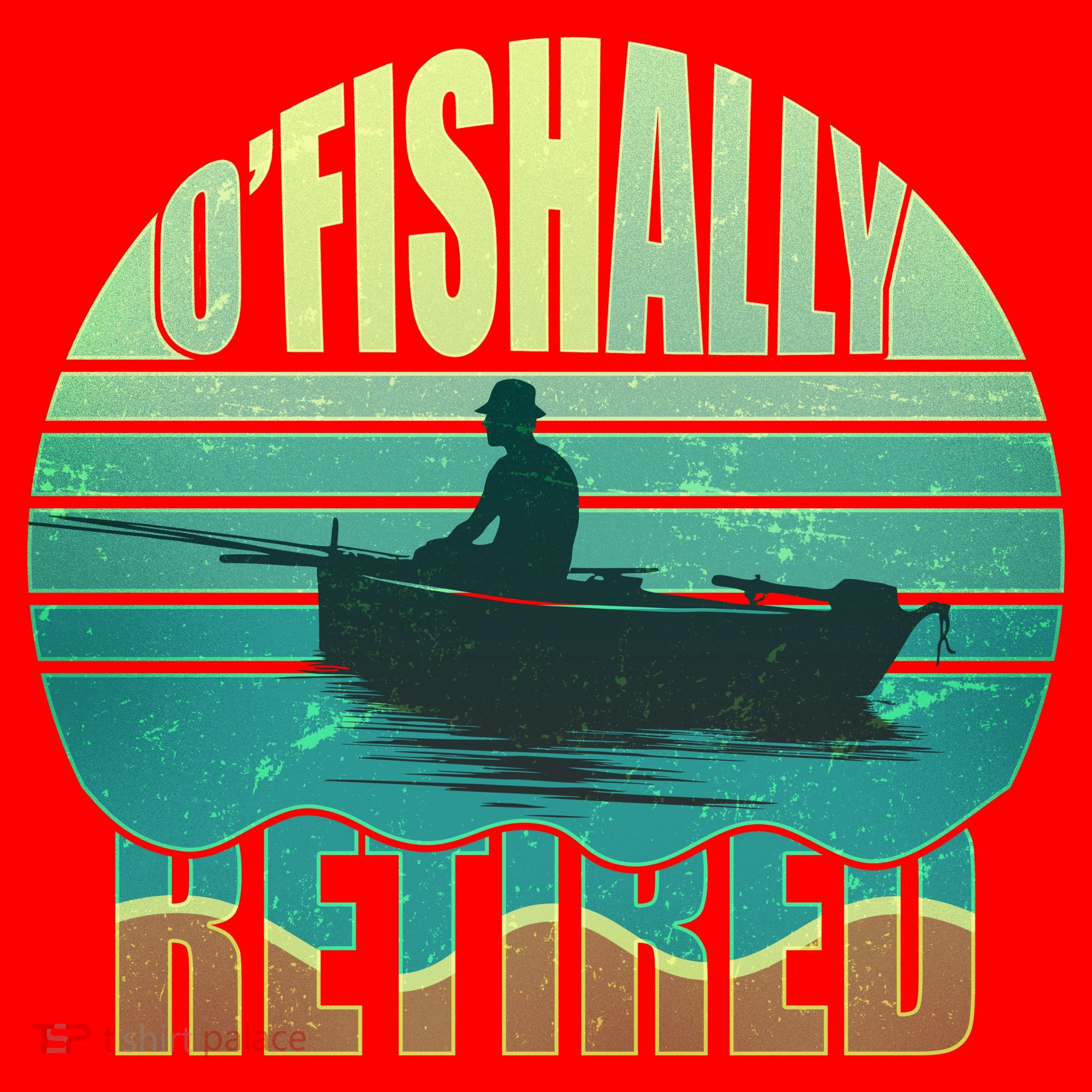 O'fishally Retired Santa Hat