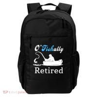 O'Fishally Retired Funny Fisherman Retirement Backpack thumb 0