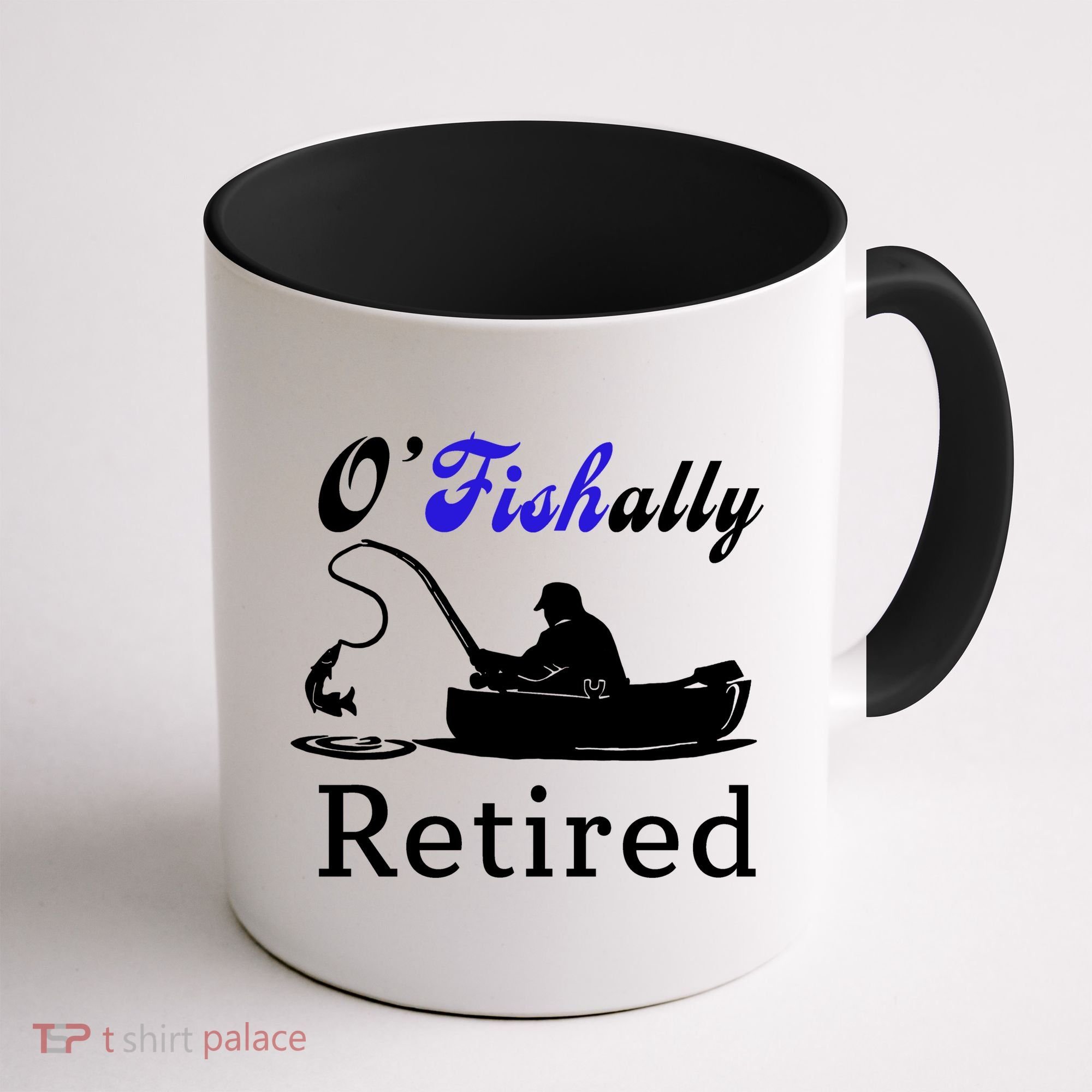 O'Fishally Retired Funny Fisherman Retirement Coffee Mug