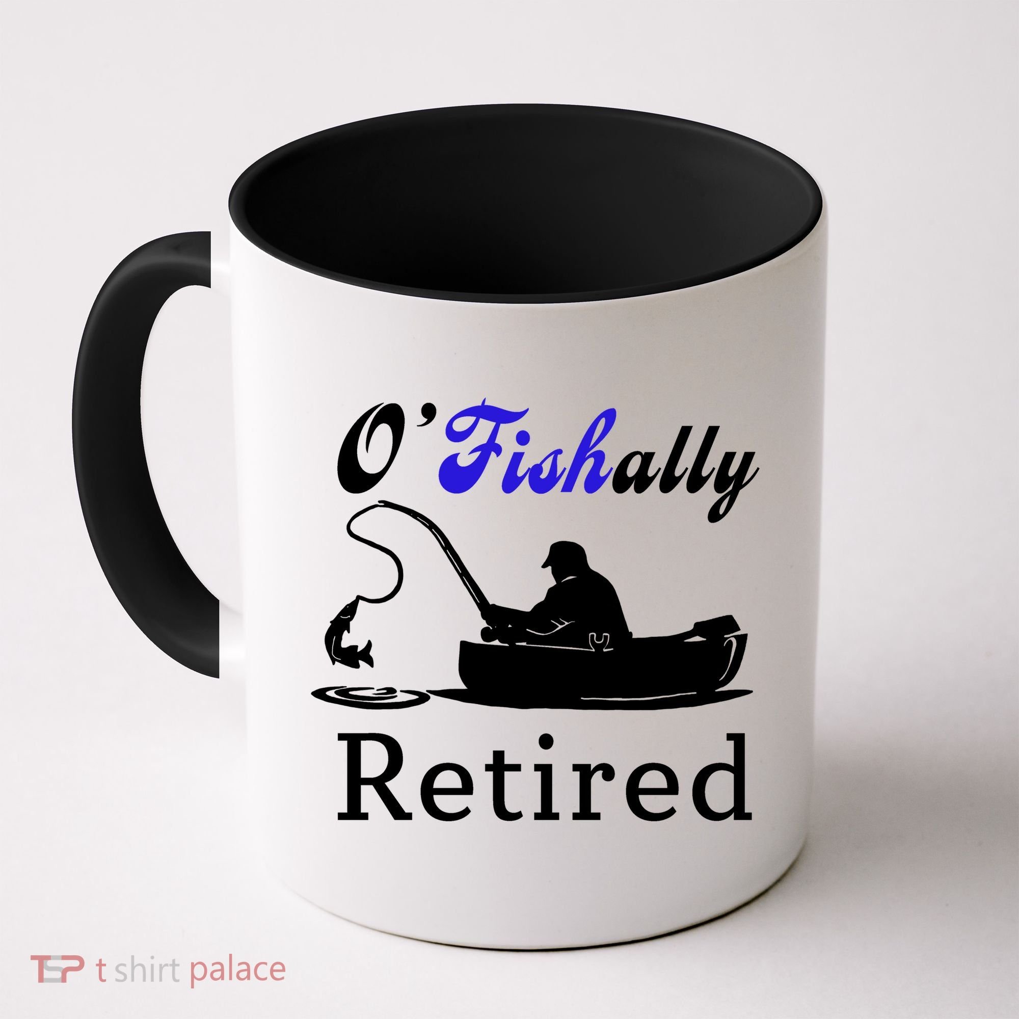 O'Fishally Retired Funny Fisherman Retirement Coffee Mug
