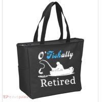 O'Fishally Retired Funny Fisherman Retirement Tote Bag thumb 2