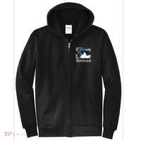 O'Fishally Retired Funny Fisherman Retirement Full Zip Hoodie thumb 0