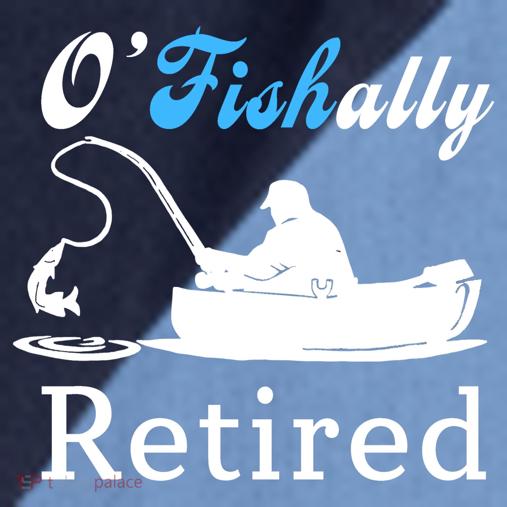 O'Fishally Retired Funny Fisherman Retirement Raglan Baseball Sleeve Shirt