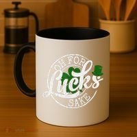 Oh For Lucks Sake Funny Saint Paddy's Day St Patrick's Day Coffee Mug thumb 4