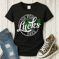Oh For Lucks Sake Funny Saint Paddy's Day St Patrick's Day Women's T-Shirt thumb 3