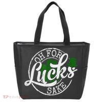 Oh For Lucks Sake Funny Saint Paddy's Day St Patrick's Day Tote Bag thumb 0