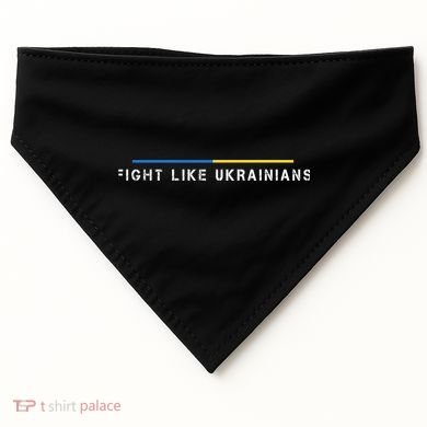 Official Fight Like Ukrainians USA-Made Doggie Bandana