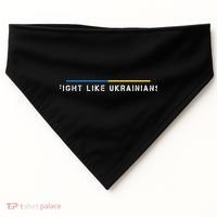 Official Fight Like Ukrainians USA-Made Doggie Bandana thumb 0