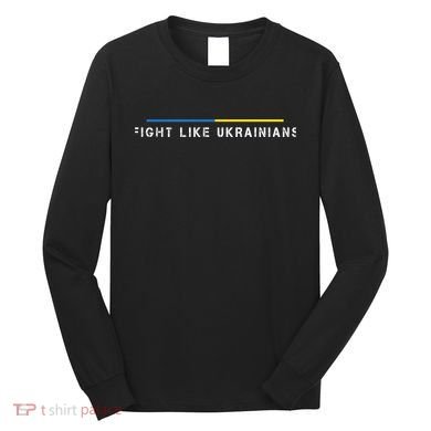 Official Fight Like Ukrainians Long Sleeve Shirt