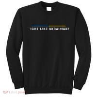Official Fight Like Ukrainians Sweatshirt thumb 0