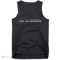 Official Fight Like Ukrainians Tank Top thumb 0