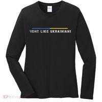 Official Fight Like Ukrainians Women's Long Sleeve Shirt thumb 0