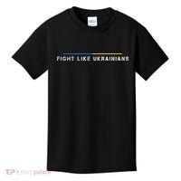 Official Fight Like Ukrainians Kids T-Shirt thumb 0