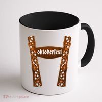 Oktoberfest Floral Lederhosen Coffee Mug thumb 1