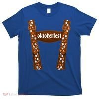 Oktoberfest Floral Lederhosen T-Shirt thumb 0