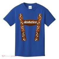 Oktoberfest Floral Lederhosen Kids T-Shirt thumb 0