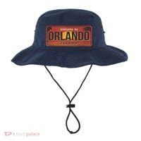 Orlando Florida License Plate Sunset Bucket Hat thumb 0