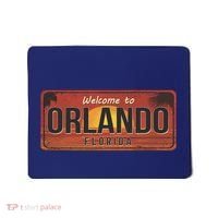 Orlando Florida License Plate Sunset Mousepad thumb 0