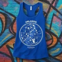 Orlando Florida Map Sketch Women's Tank Top thumb 3
