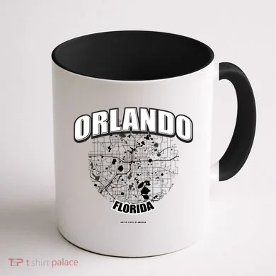 Orlando Florida Map Coffee Mug back