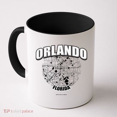 Orlando Florida Map Coffee Mug