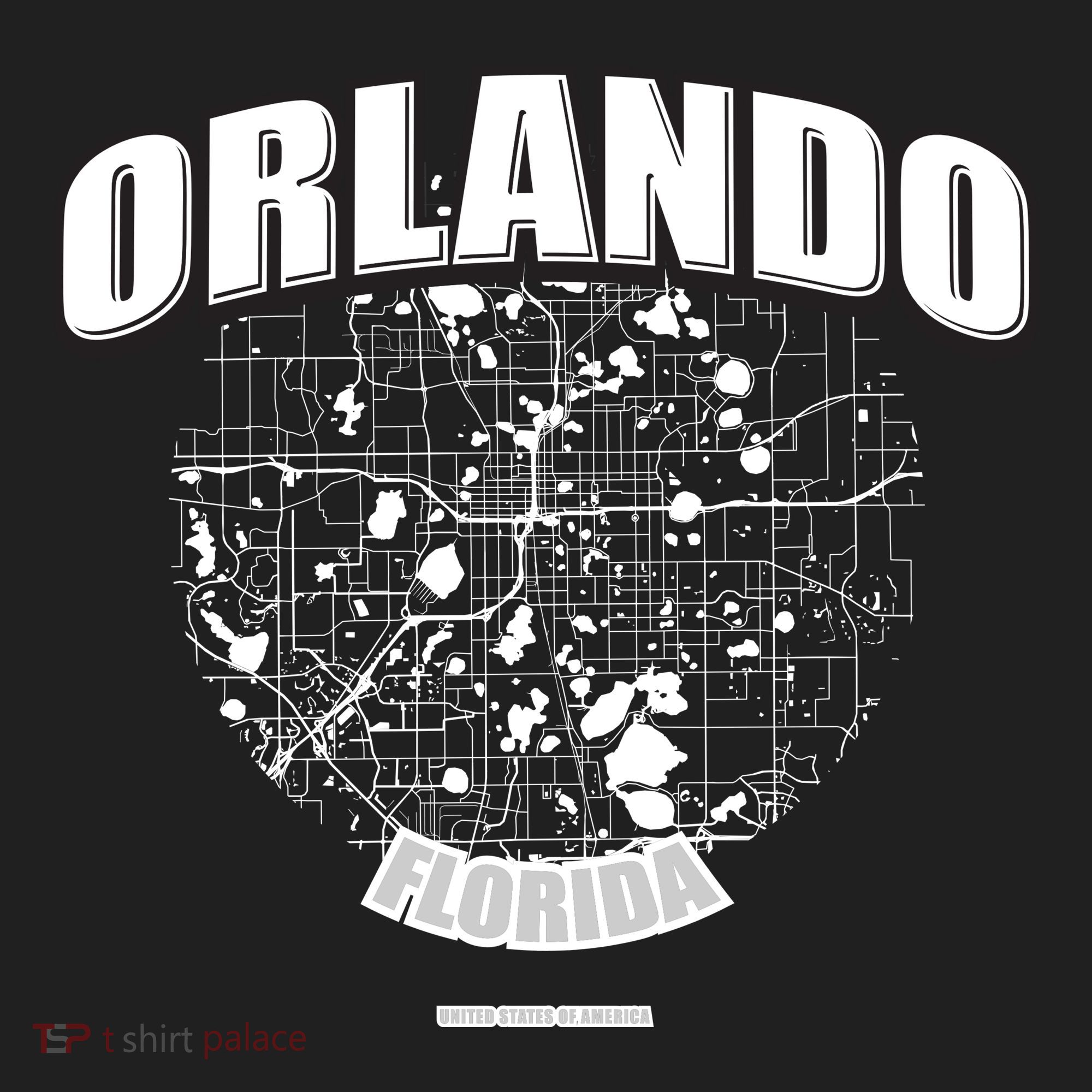 Orlando Florida Map Tumbler