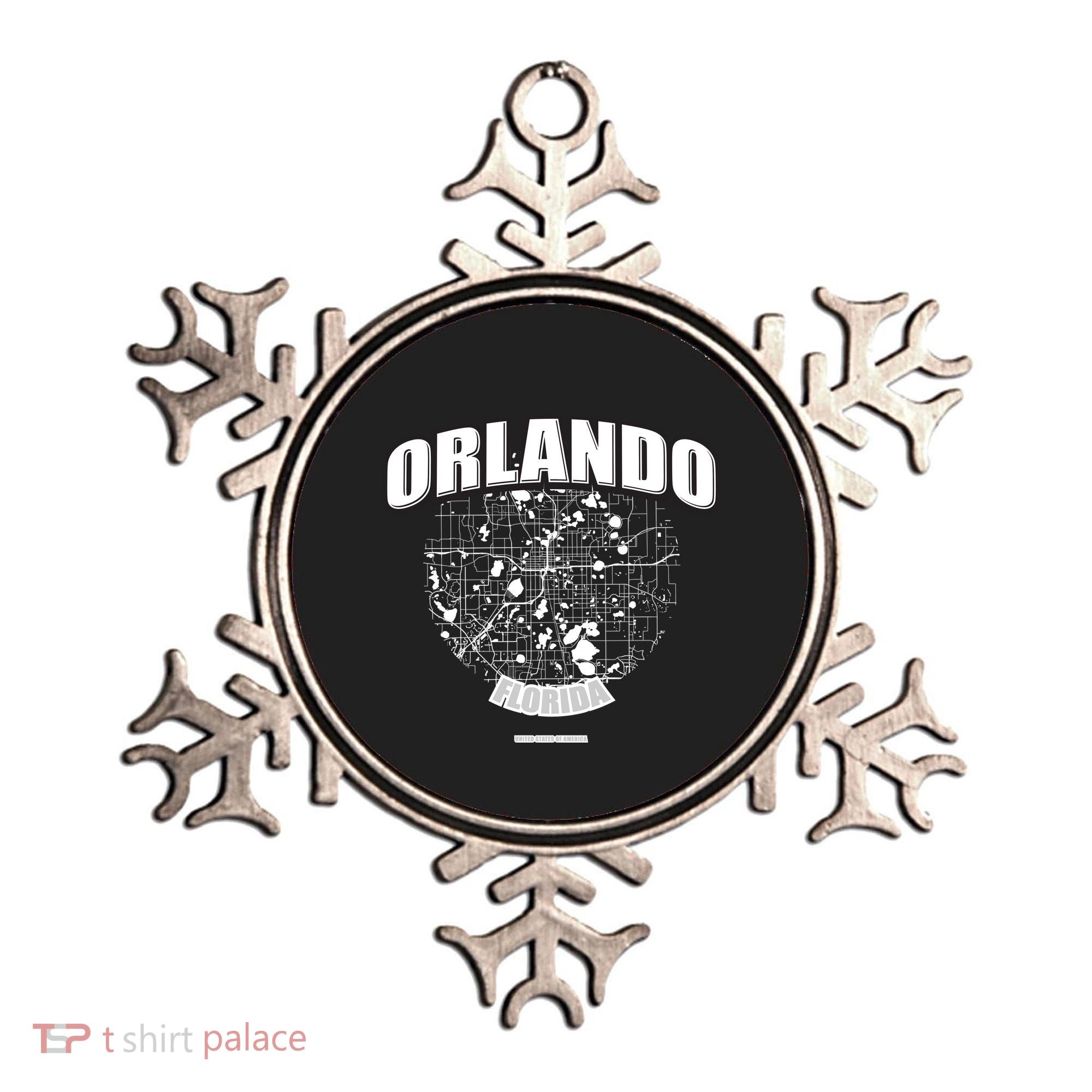 Orlando Florida Map Ornament