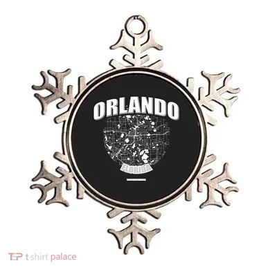 Orlando Florida Map Ornament