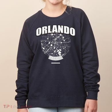 Orlando Florida Map Women's Sweatshirt