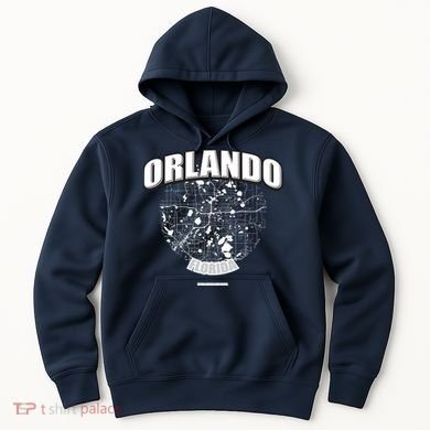 Orlando Florida Map Hoodie