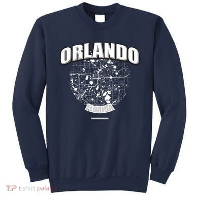 Orlando Florida Map Sweatshirt