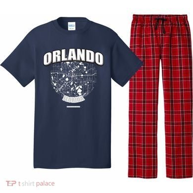 Orlando Florida Map Pajama Set