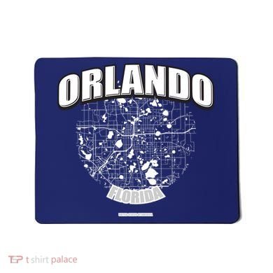 Orlando Florida Map Mousepad