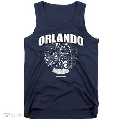 Orlando Florida Map Tank Top